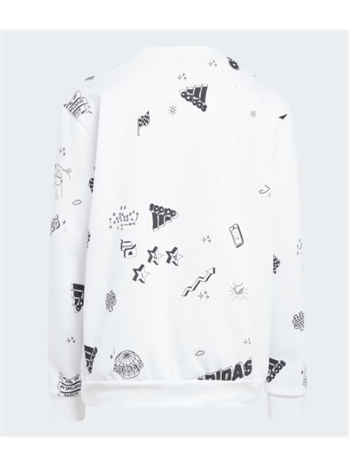 jg bluv q3 sweat ADIDAS | IA1575WHT BLUV